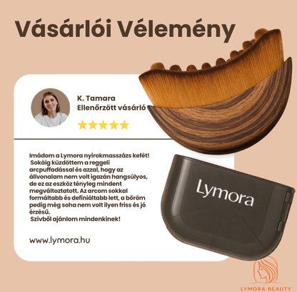 Lymora nyirokmasszázs arckontúr kefe