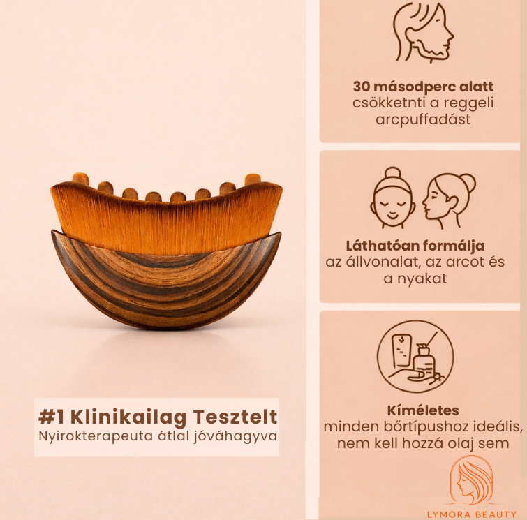 Lymora nyirokmasszázs arckontúr kefe
